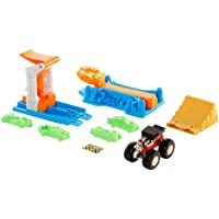 Hot Wheels Monster Trucks Set de juego explosión de vehículos Pista de coches de juguete- incluye 1 coche (Mattel GVK08)